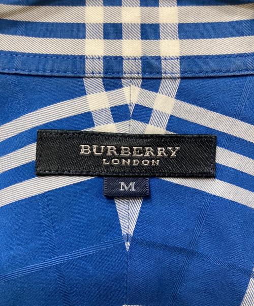 BURBERRY LONDON（バーバリーロンドン）BURBERRY LONDON (バーバリーロンドン) チェックシャツ ブルー サイズ:Mの古着・服飾アイテム