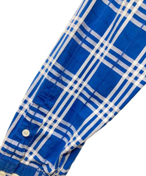 BURBERRY LONDON（バーバリーロンドン）BURBERRY LONDON (バーバリーロンドン) チェックシャツ ブルー サイズ:Mの古着・服飾アイテム