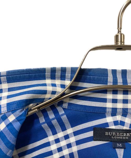 BURBERRY LONDON（バーバリーロンドン）BURBERRY LONDON (バーバリーロンドン) チェックシャツ ブルー サイズ:Mの古着・服飾アイテム