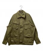 FreshServiceフレッシュサービス）の古着「COMBAT TROPICAL JACKET（コンバットトロピカルジャケット）FSC261-10214 / ミリタリージャケット」｜オリーブ