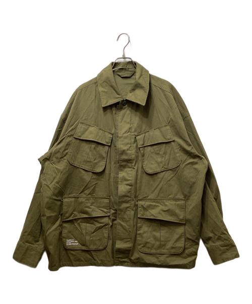 FreshService（フレッシュサービス）FreshService (フレッシュサービス) COMBAT TROPICAL JACKET（コンバットトロピカルジャケット）FSC261-10214 / ミリタリージャケット オリーブ サイズ:Lの古着・服飾アイテム