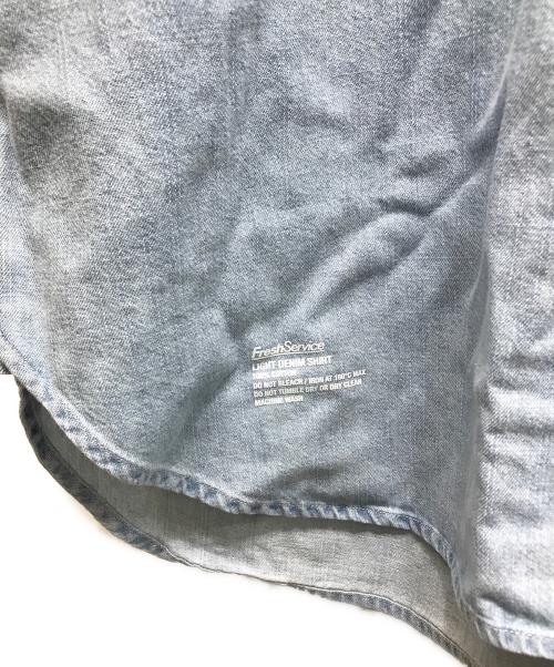 FreshService（フレッシュサービス）FreshService (フレッシュサービス) LIGHT DENIM L/S SHIRT  FSC252-50045 インディゴ サイズ:L 未使用品の古着・服飾アイテム