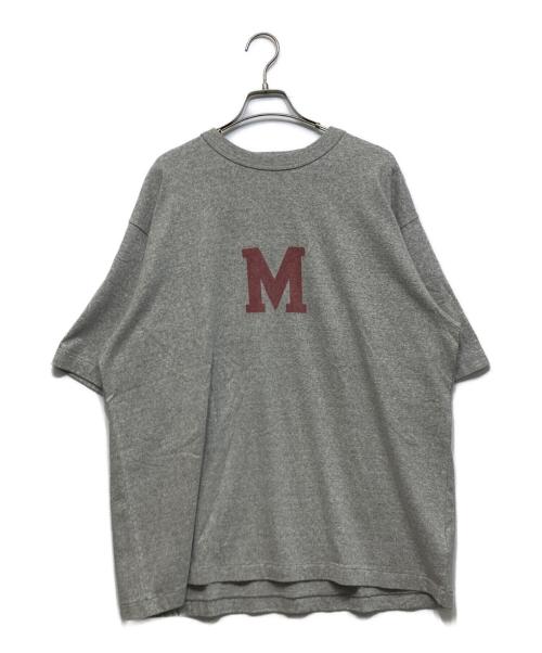blurhms ROOTSTOCK（ブラームスルーツストック）blurhms ROOTSTOCK (ブラームスルーツストック) プリント半袖Tシャツ グレー サイズ:４の古着・服飾アイテム