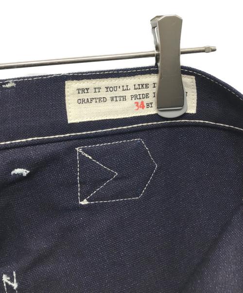 BONCOURA（ボンクラ）BONCOURA (ボンクラ) Work Pants WWⅡ Duck indigo インディゴ サイズ:34 未使用品の古着・服飾アイテム