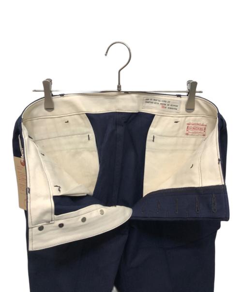 BONCOURA（ボンクラ）BONCOURA (ボンクラ) ストライプワークパンツ インディゴ サイズ:32 未使用品の古着・服飾アイテム