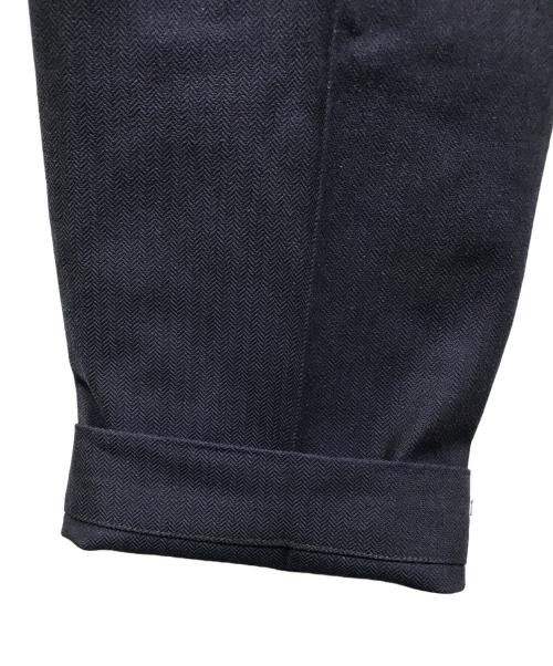 BONCOURA（ボンクラ）BONCOURA (ボンクラ) ストライプワークパンツ インディゴ サイズ:32 未使用品の古着・服飾アイテム