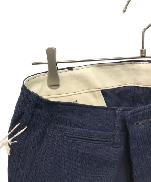 BONCOURA（ボンクラ）BONCOURA (ボンクラ) ストライプワークパンツ インディゴ サイズ:32 未使用品の古着・服飾アイテム
