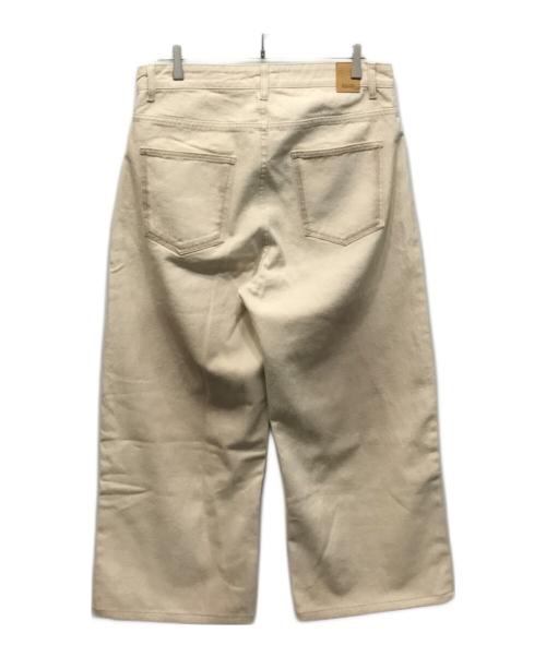 FOUND（ファウンド）FOUND (ファウンド) ワイドコットンデニムパンツ ホワイト サイズ:32 未使用品の古着・服飾アイテム