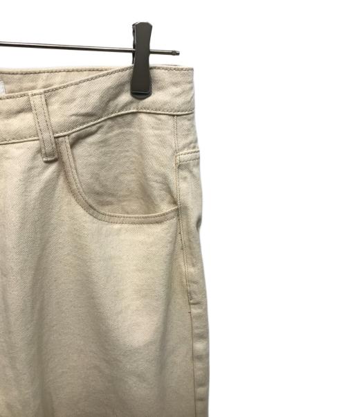 FOUND（ファウンド）FOUND (ファウンド) ワイドコットンデニムパンツ ホワイト サイズ:32 未使用品の古着・服飾アイテム