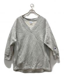 Champion REVERSE WEAVE（チャンピオン リバース ウィーブ）の古着「Vネックスウェットワンピース」｜グレー