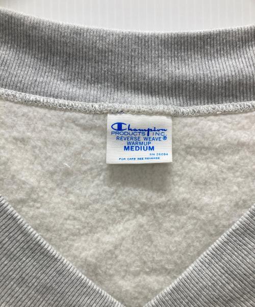 Champion REVERSE WEAVE（チャンピオン リバース ウィーブ）Champion REVERSE WEAVE (チャンピオン リバース ウィーブ) Vネックスウェットワンピース グレー サイズ:Mの古着・服飾アイテム