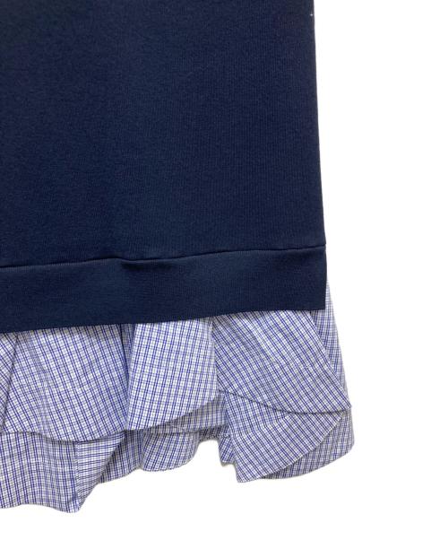 Lily Brown（リリーブラウン）Lily Brown (リリーブラウン) シャツドッキングラッフルワンピース ネイビー サイズ:1の古着・服飾アイテム