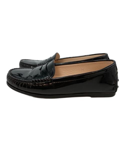 TOD'S（トッズ）TOD'S (トッズ) エナメルローファー / コインローファー / ドライビングシューズ ブラック サイズ:34の古着・服飾アイテム