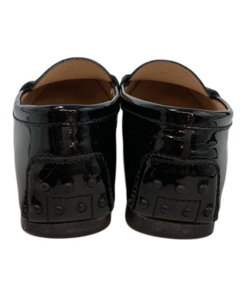 TOD'S（トッズ）TOD'S (トッズ) エナメルローファー / コインローファー / ドライビングシューズ ブラック サイズ:34の古着・服飾アイテム
