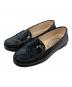 TOD'S（トッズ）の古着「エナメルローファー / コインローファー / ドライビングシューズ」｜ブラック