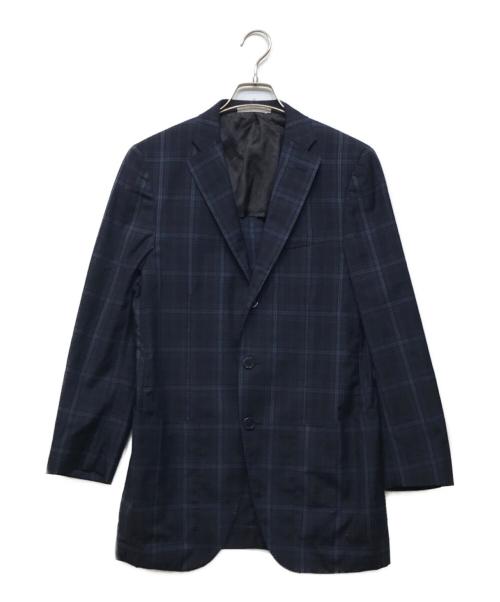 CARUSO（カルーゾ）CARUSO (カルーゾ) テーラードジャケット ネイビー サイズ:46の古着・服飾アイテム