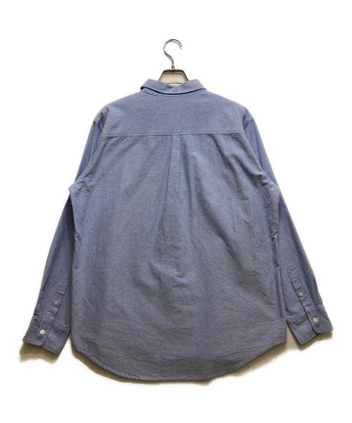 BlackEyePatch（ブラックアイパッチ）BlackEyePatch (ブラックアイパッチ) Patched Oxford Shirt ブルー サイズ:XLの古着・服飾アイテム