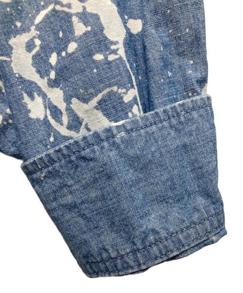 NEIGHBORHOOD（ネイバーフッド）NEIGHBORHOOD (ネイバーフッド) BLEACH CHAMBRAY SH LS　(ブリーチ　シャンブレー　シャツ) インディゴ サイズ:Lの古着・服飾アイテム