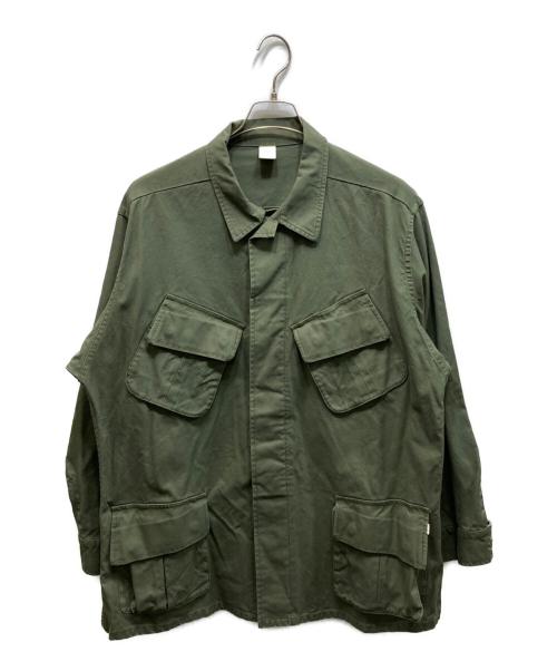 OVY（オヴィー）OVY (オヴィー) Jungle Fatigue Duck Jacket カーキ サイズ:Lの古着・服飾アイテム