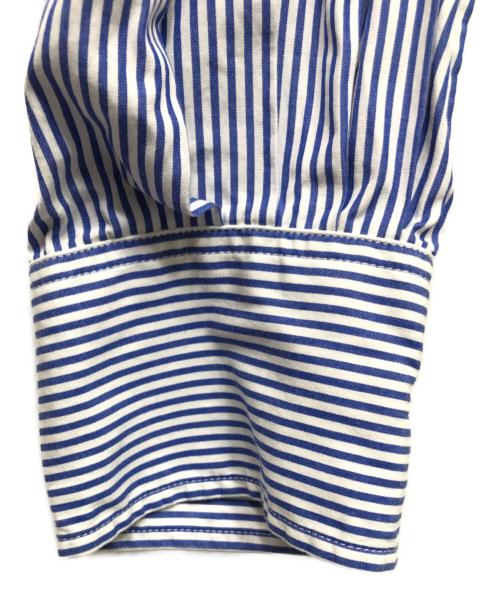 CABAN（キャバン）CABaN (キャバン) コットンタイプライター クロップドシャツ ブルー サイズ:FREEの古着・服飾アイテム