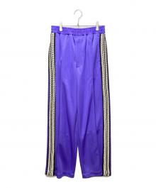 MAISON SPECIAL（メゾンスペシャル）の古着「Washed Nylon Side Line Prime-Wide Easy Pants」｜パープル