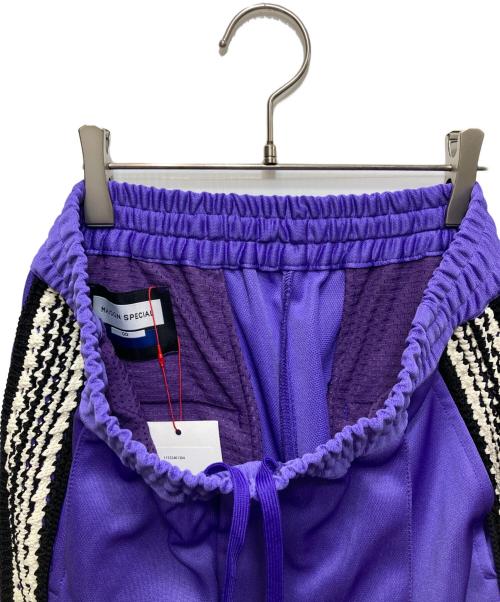 MAISON SPECIAL（メゾンスペシャル）MAISON SPECIAL (メゾンスペシャル) Washed Nylon Side Line Prime-Wide Easy Pants パープルの古着・服飾アイテム