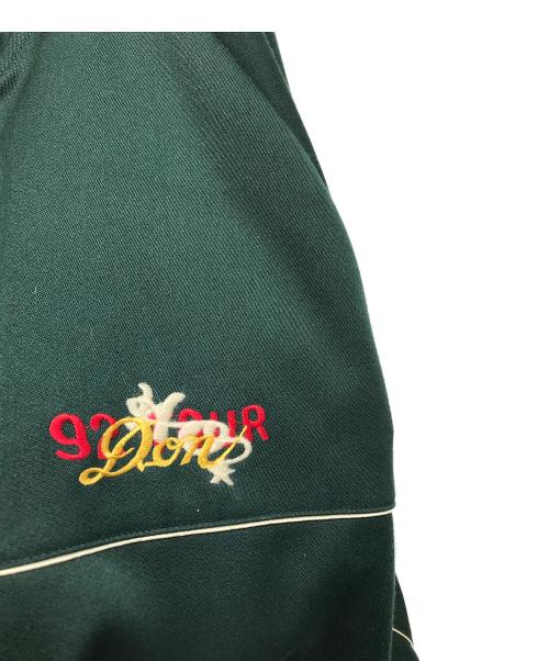 doublet（ダブレット）doublet (ダブレット) CHAOS EMBROIDERY TRACK HOODIE グリーン サイズ:Sの古着・服飾アイテム