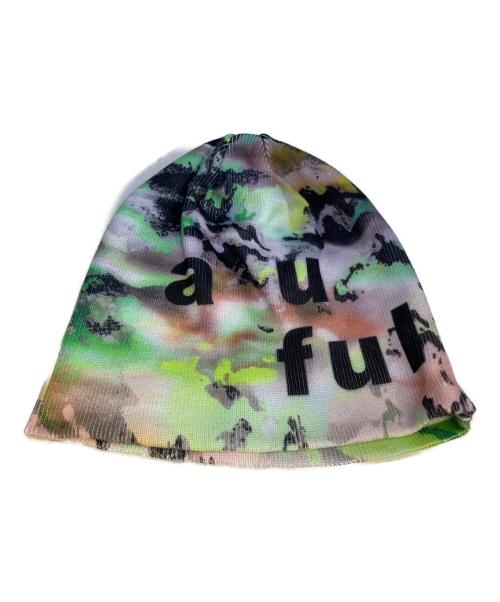 b.Eautiful（ビービューティフル）b.Eautiful (ビービューティフル) Aurora Beanie グリーンの古着・服飾アイテム
