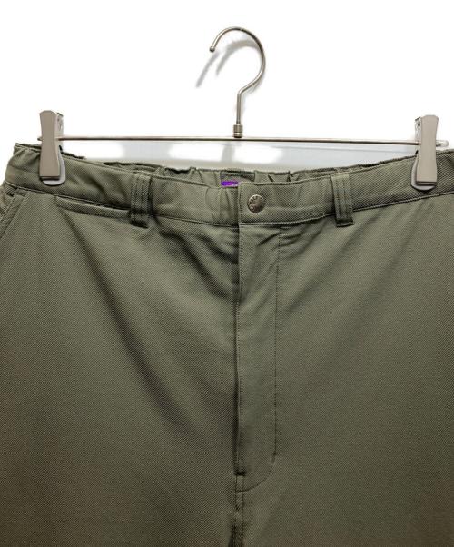 THE NORTHFACE PURPLELABEL（ザ・ノースフェイス パープルレーベル）THE NORTHFACE PURPLELABEL (ザ・ノースフェイス パープルレーベル) Stretch Twill Wide Tapered Field Pants グリーン サイズ:34の古着・服飾アイテム