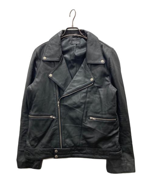 jtplesther（ジェーティーピーレザー）jtplesther (ジェーティーピーレザー) レザージャケット ブラック サイズ:Mの古着・服飾アイテム