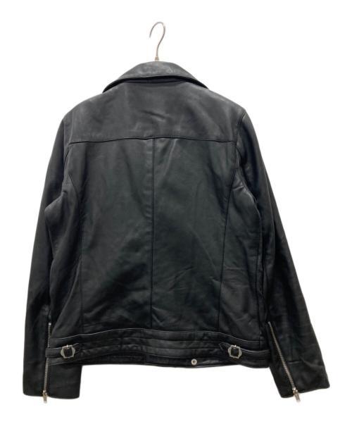 jtplesther（ジェーティーピーレザー）jtplesther (ジェーティーピーレザー) レザージャケット ブラック サイズ:Mの古着・服飾アイテム
