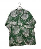 Sun Surfサンサーフ）の古着「アロハシャツ」｜グリーン