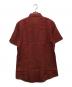 Ermenegildo Zegna (エルメネジルド・ゼニア) 半袖リネンシャツ レッド サイズ:M：8000円