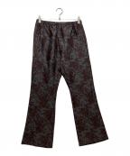 Needlesニードルズ）の古着「TRACK PANT - POLY JQ(ジャガード ブーツカット トラックパンツ） J0143」｜ブラウン