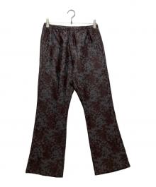 Needles（ニードルズ）の古着「TRACK PANT - POLY JQ(ジャガード ブーツカット トラックパンツ） J0143」｜ブラウン