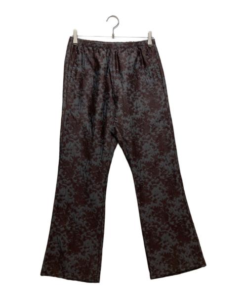 Needles（ニードルズ）Needles (ニードルズ) TRACK PANT - POLY JQ(ジャガード ブーツカット トラックパンツ） J0143 ブラウン サイズ:2の古着・服飾アイテム