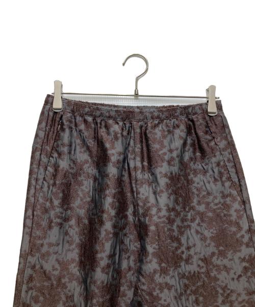 Needles（ニードルズ）Needles (ニードルズ) TRACK PANT - POLY JQ(ジャガード ブーツカット トラックパンツ） J0143 ブラウン サイズ:2の古着・服飾アイテム