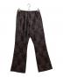 Needles（ニードルズ）の古着「TRACK PANT - POLY JQ(ジャガード ブーツカット トラックパンツ） J0143」｜ブラウン