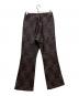 Needles (ニードルズ) TRACK PANT - POLY JQ(ジャガード ブーツカット トラックパンツ） J0143 ブラウン サイズ:2：7000円