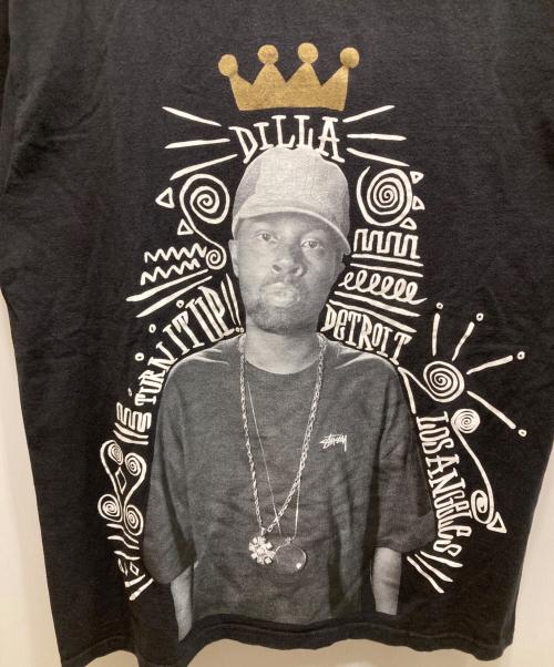 stussy（ステューシー）stussy (ステューシー) プリントTシャツ ブラック サイズ:Mの古着・服飾アイテム
