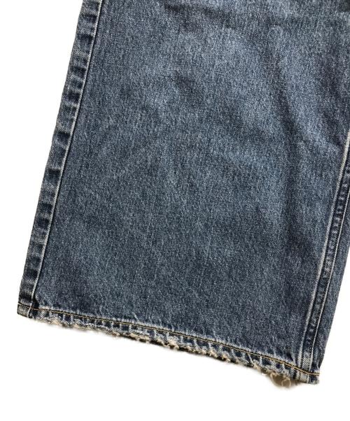 upper hights（アッパーハイツ）upper hights (アッパーハイツ) THE LIAM BELT 2wayワイドデニムパンツ インディゴ サイズ:W22L28の古着・服飾アイテム
