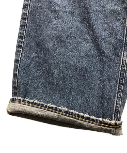 upper hights（アッパーハイツ）upper hights (アッパーハイツ) THE LIAM BELT 2wayワイドデニムパンツ インディゴ サイズ:W22L28の古着・服飾アイテム