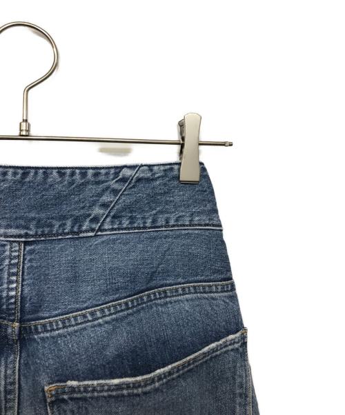 upper hights（アッパーハイツ）upper hights (アッパーハイツ) THE LIAM BELT 2wayワイドデニムパンツ インディゴ サイズ:W22L28の古着・服飾アイテム