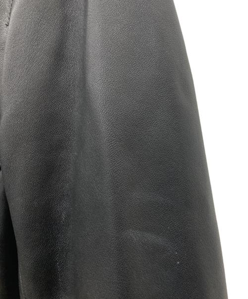 STUDIOUS（ステュディオス）STUDIOUS (ステュディオス) シングルライダースジャケット ブラック サイズ:3の古着・服飾アイテム