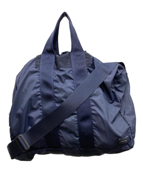 PORTER（ポーター）PORTER (ポーター) FLEX 2WAYダッフルバッグ ネイビーの古着・服飾アイテム