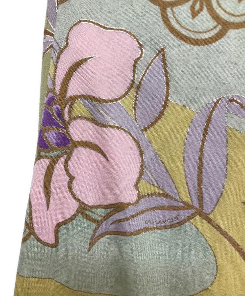LEONARD PARIS（レオナール パリ）LEONARD PARIS (レオナール パリ) シルクプリントブラウス グリーン サイズ:38の古着・服飾アイテム