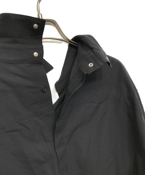 stein（シュタイン）stein (シュタイン) OVERSIZED BACK BUTTONED SHIRT ブラック サイズ:Sの古着・服飾アイテム