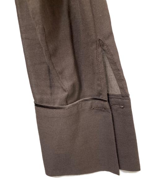 RIM.ARK（リムアーク）RIM.ARK (リムアーク) Original cut jacquard dress ブラウン サイズ:36の古着・服飾アイテム