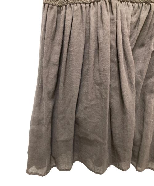 RIM.ARK（リムアーク）RIM.ARK (リムアーク) Original cut jacquard dress ブラウン サイズ:36の古着・服飾アイテム