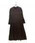 RIM.ARK（リムアーク）の古着「Original cut jacquard dress」｜ブラウン